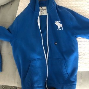 Boys Abercrombie blue jacket 11/12